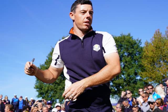 Rory McIlroy ahead of the 2018 Ryder Cup at Le Golf National in Paris. Picture: Stuart Franklin/Getty
