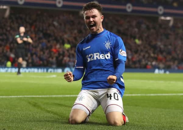 Glenn Middleton stole the show as his brace helped send Rangers into the last four of the Betfred Cup. Picture: PA