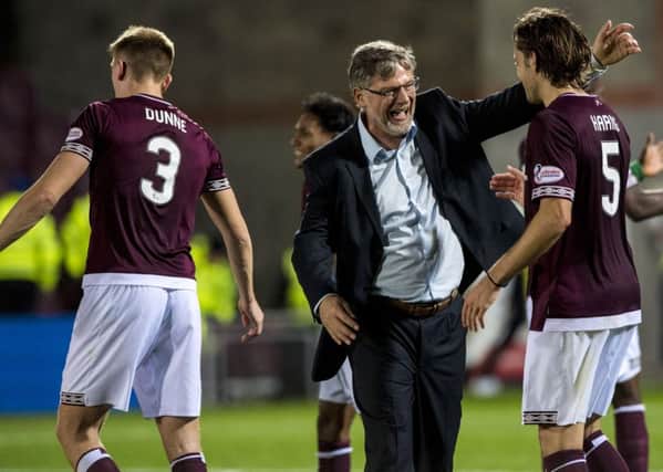 Hearts will play wherever they have to, according to Craig Levein. Picture: SNS Group