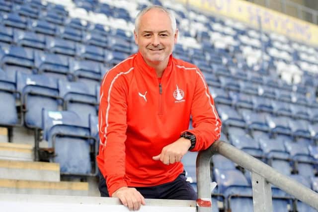 New Falkirk manager, Ray McKinnon (All photos: Michael Gillen)