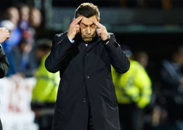 Ex-Rangers manager Pedro Caixinha got into a dispute with fans in Mexico. Picture: SNS/Roddy Scott