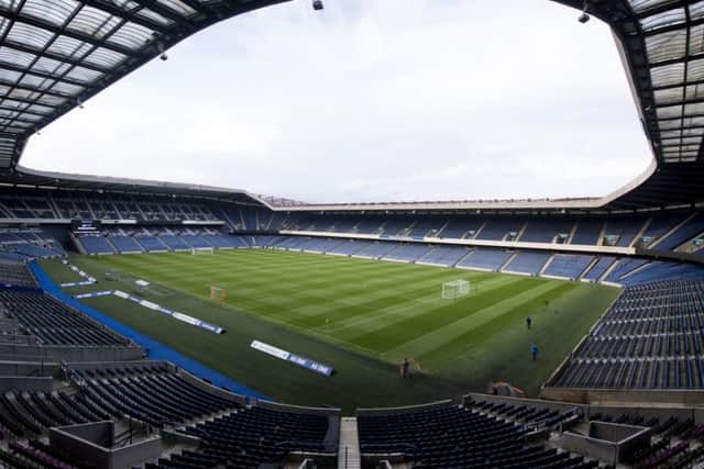 One of the semi finals could be played at BT Murrayfield. Picture: SNS Group