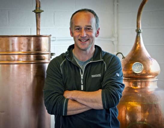 Distiller Iain Black uses local grains and home grown ingredients to create the gins and rum. Picture: Contributed
