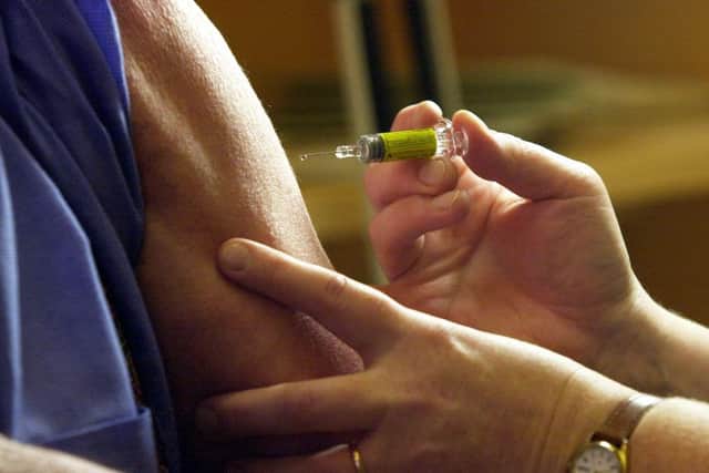Flu jabs are given out every year.