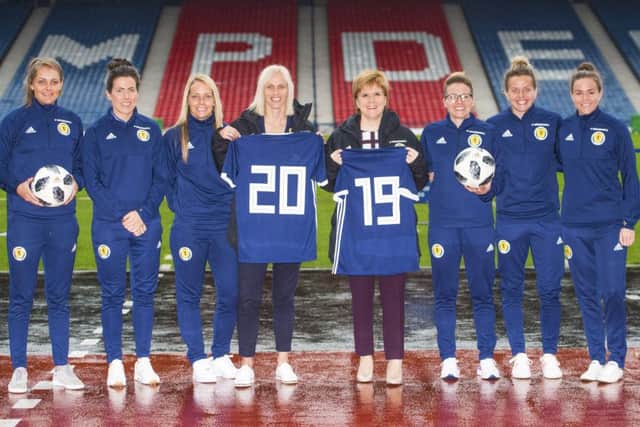 The Scotland Women's National Team have reached their highest place in the FIFA rankings. Picture: SNS/Gary Hutchison