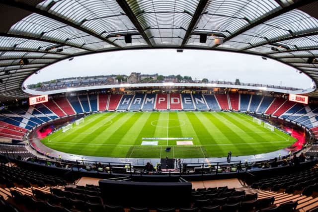 Hampden Park will host both Betfred Cup semi-finals on the same day. Picture: SNS/Alan Harvey