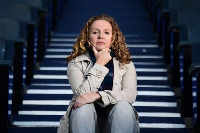 Vivienne MacLaren, chair of Scottish Women's Football, at Hampden Park.
Picture: John Devlin