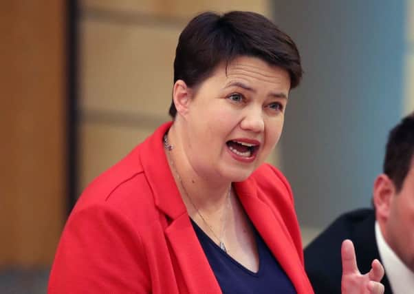Ruth Davidson is out of step with those who increasingly wield power within the Conservative Party. Picture: Jane Barlow