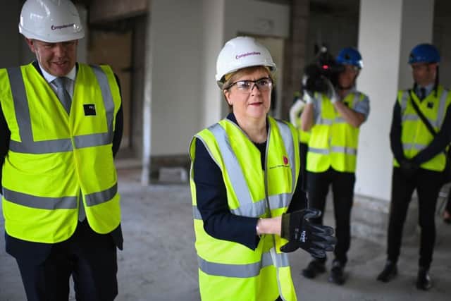 Nicola Sturgeon visits Computershare's offices in June 2017. Picture: Jeff J Mitchell/Getty
