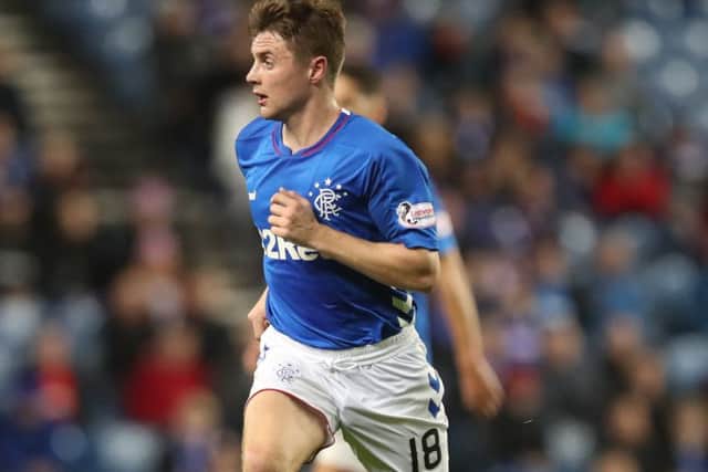 Jordan Rossiter of Rangers played against Ayr United. Picture: Ian MacNicol/Getty Images