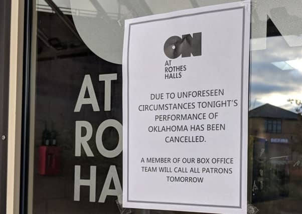 Rothes Halls closed after suspicious communication (Pic: Fife Free Press)