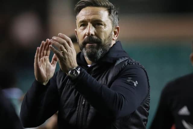 Aberdeen manager Derek McInnes has expressed sympathy for the fans over the Betfred Cup scheduling. Picture: Ian MacNicol/Getty Images