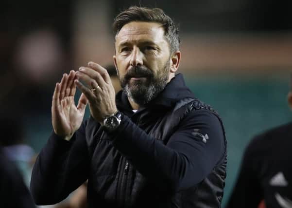 Aberdeen manager Derek McInnes has expressed sympathy for the fans over the Betfred Cup scheduling. Picture: Ian MacNicol/Getty Images