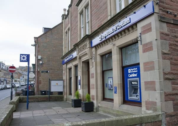 The Royal Bank of Scotland branch in Melrose.