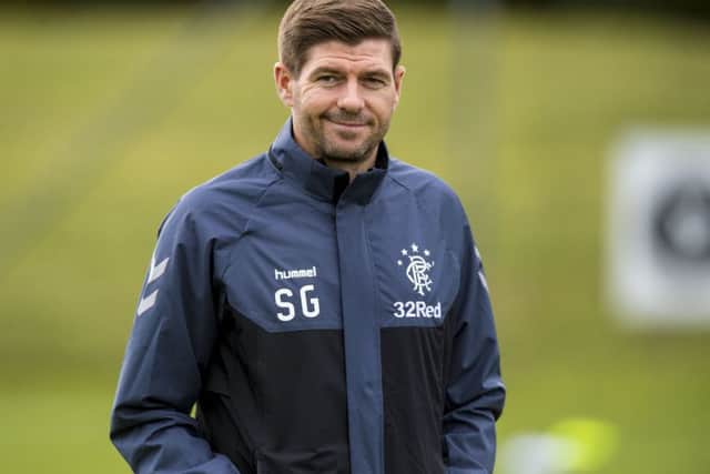 Rangers manager Steven Gerrard. Pic: SNS