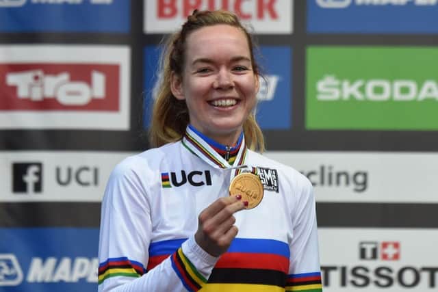 Netherland's Anna Van Der Breggen. Pic: Christof Stache/AFP/Getty