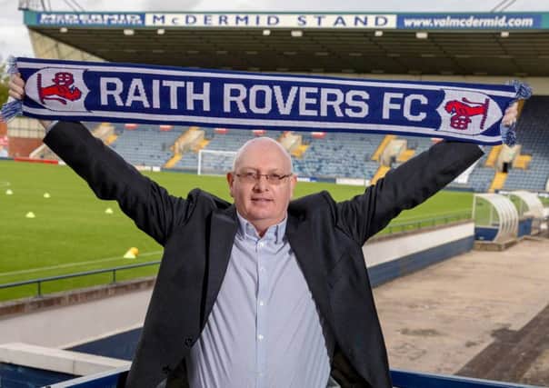 New Raith Rovers manager John McGlynn saw his side win 5-1. Pic: SNS