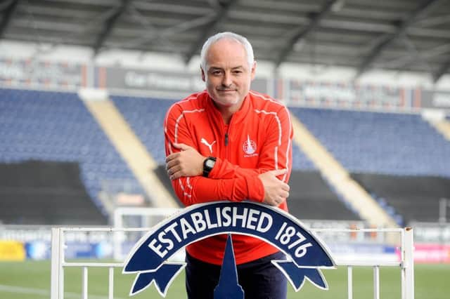 Falkirk FC manager Ray McKinnon. Pic: Michael Gillen