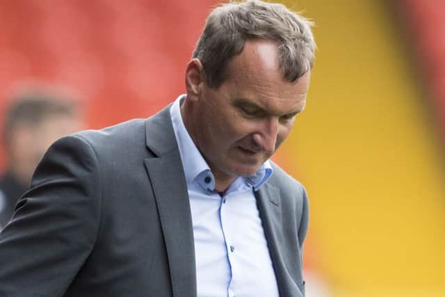 Csaba Laszlo has been shown the door by Dundee United