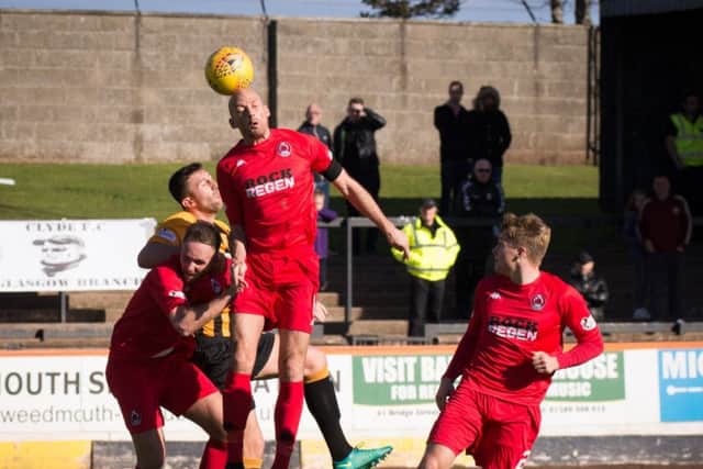 Clyde had to rise to the challenge at Berwick. Match report inside (pic by Ian Runciman/Berwick Rangers)