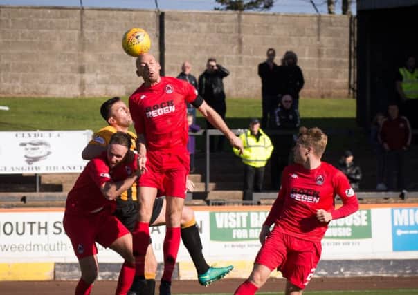 Clyde had to rise to the challenge at Berwick. Match report inside (pic by Ian Runciman/Berwick Rangers)