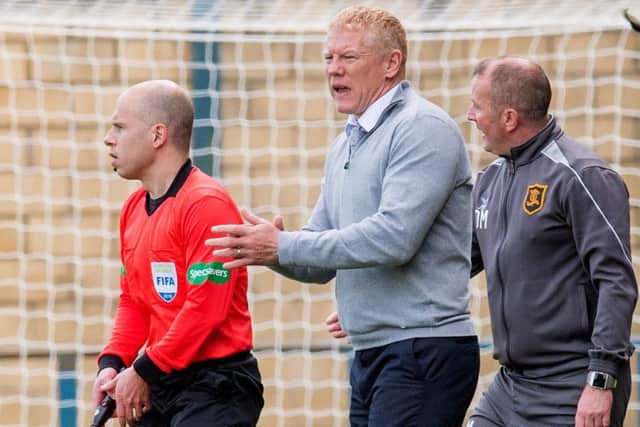 Gary Holt and David Martindale have Livingston well drilled. Picture: SNS/Ian Georgeson