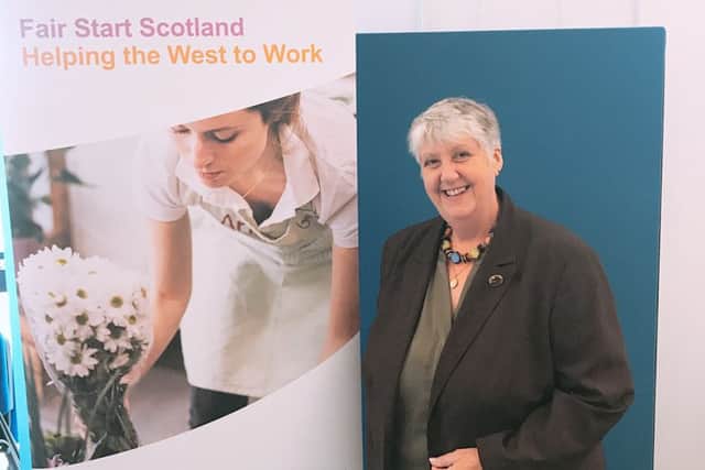 Trish Rundell, who recently started a new job with the support of Fair Start Scotland.