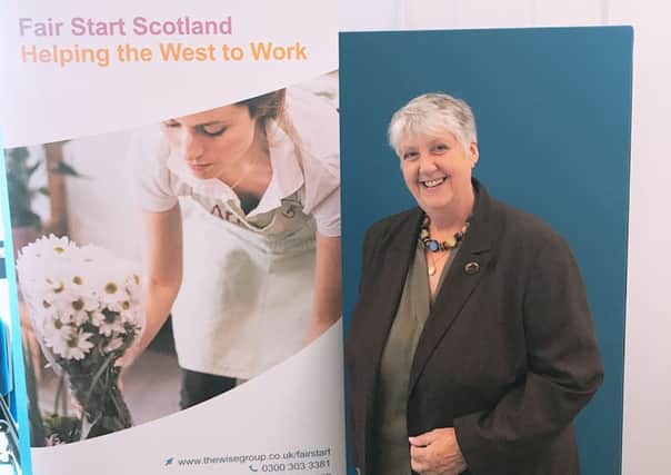 Trish Rundell, who recently started a new job with the support of Fair Start Scotland.