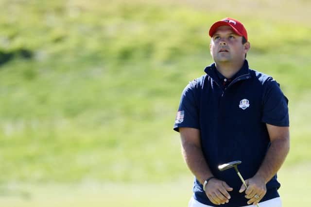 Patrick Reed admitted he almist did a 'Mickelson'. Picture: Getty.