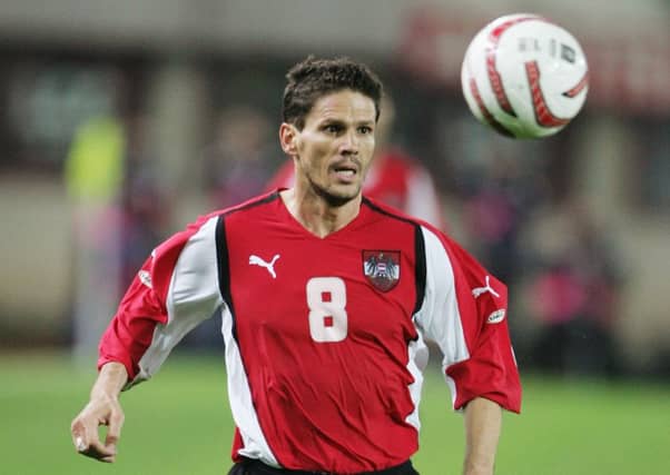 Dietmar Kuhbauer playing for Austria in 2004. Picture: Getty