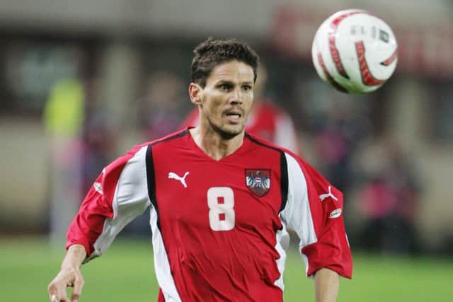 Dietmar Kuhbauer playing for Austria in 2004. Picture: Getty