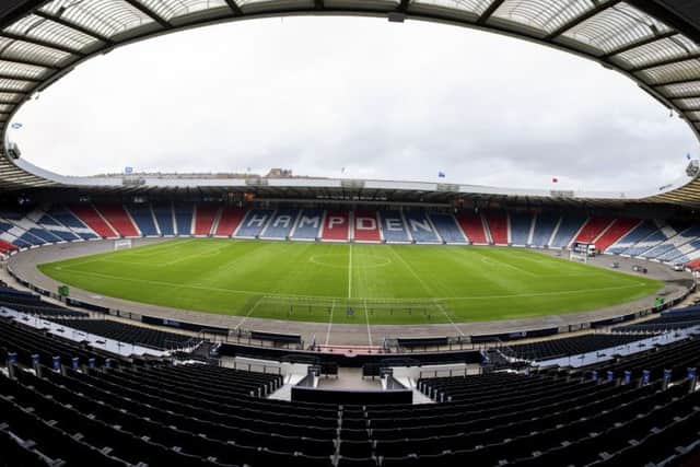 Hampden Park will host both semi-finals on the same day. Picture: SNS