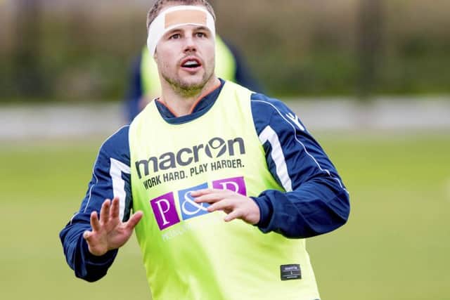 Edinburgh's Allan Dell in training. Picture: Gary Hutchison/SNS/SRU