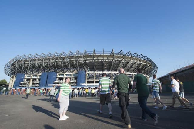 Celtic played Champions League qualifiers at Murrayfield in 2014. Picture: SNS