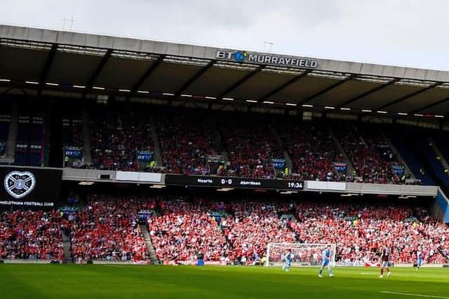 Hearts could be playing their cup semi-final at Murrayfield. Picture: TSPL
