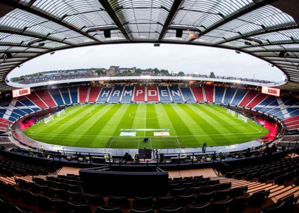 Hampden Park, Scotland's National Stadium, could have played host to 100,000 football fans on the same day