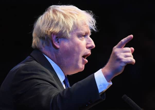 Boris Johnson made an open pitch to become Prime Minister at the Conservative party conference (Picture: Jeff J Mitchell/Getty Images)