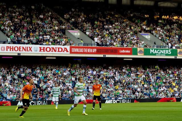Celtic v KR Reykjavik in a 2014 Champions League qualifier at Murrayfield. Picture: SNS.