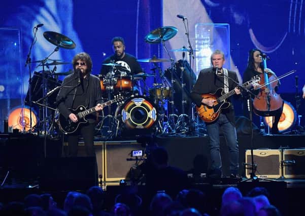 Jeff Lynne may not talk much, but his music speaks for him. Picture: Mike Coppola/Getty Images