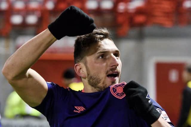 David Milinkovic became a fans' favourite at Hearts. Picture: SNS/Rob Casey