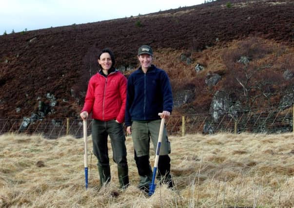 Lynn Cassells and partner Sandra Baer at their eco-croft.