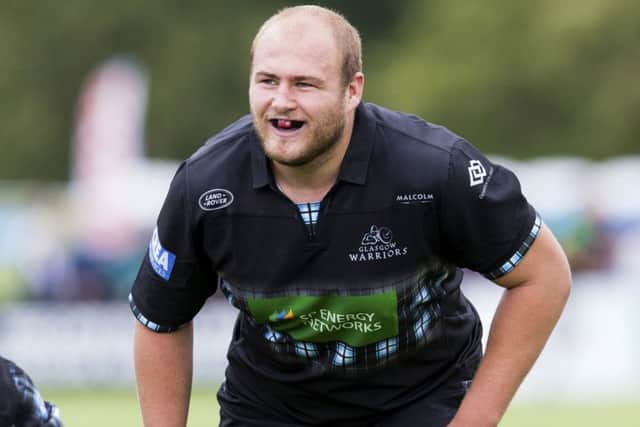 Adam Nicol has impressed Glasgow coach Dave Rennie with his showing in training. Picture: SNS/SRU
