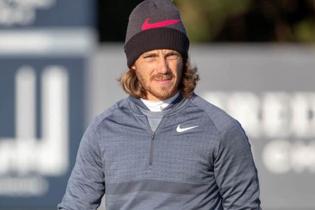 Ryder Cup hero Tommy Fleetwood at Kingsbarns. Picture: Kenny Smith