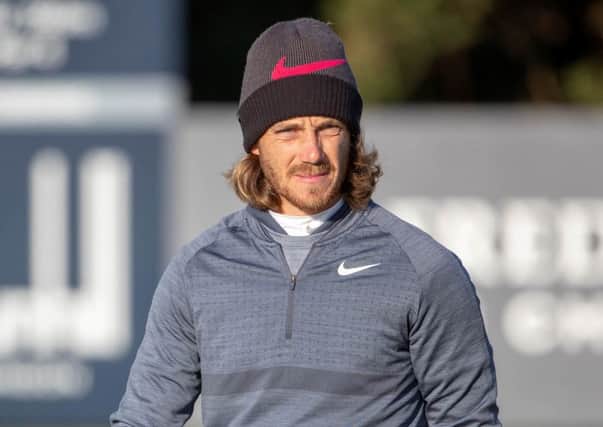 Ryder Cup hero Tommy Fleetwood at Kingsbarns. Picture: Kenny Smith