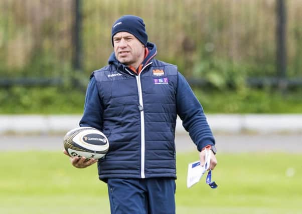 Richard Cockerill saw a sShocking defensive display by Edinburgh in last week's match against Benetton. Picture: SNS/SRU.