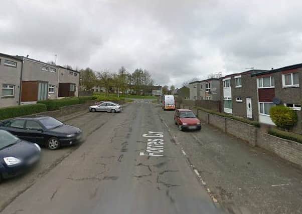 Emergency services were called to Forres Drive in the Fife town just after 6pm on Thursday. Picture: Google
