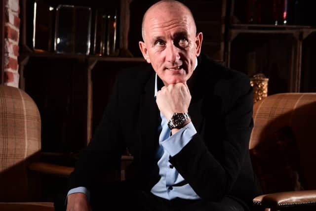Former Rangers and Hearts player Hugh Burns now works for Rangers TV and Rock Sport Radio. Picture: John Devlin