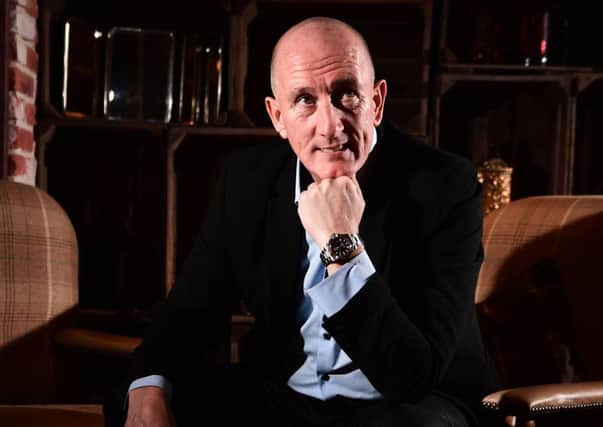 Former Rangers and Hearts player Hugh Burns now works for Rangers TV and Rock Sport Radio. Picture: John Devlin