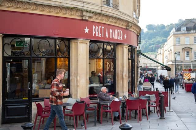 Celia Marsh died in hospital after eating at the Pret a Manger at Stall Street, Bath. Picture: SWNS
