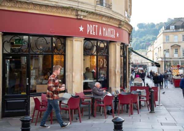 Celia Marsh died in hospital after eating at the Pret a Manger at Stall Street, Bath. Picture: SWNS
